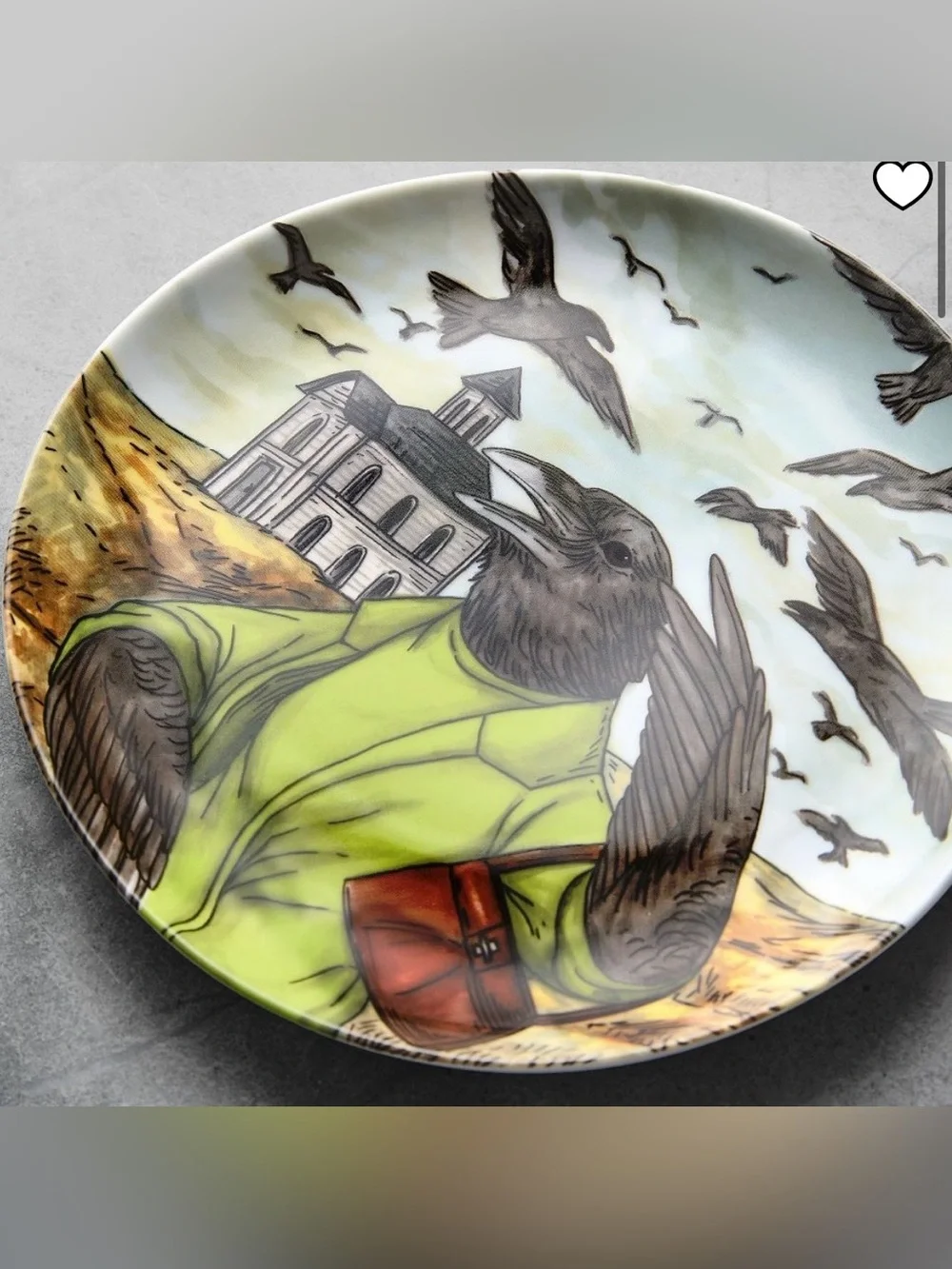west elm dapper animal hitchcock crow